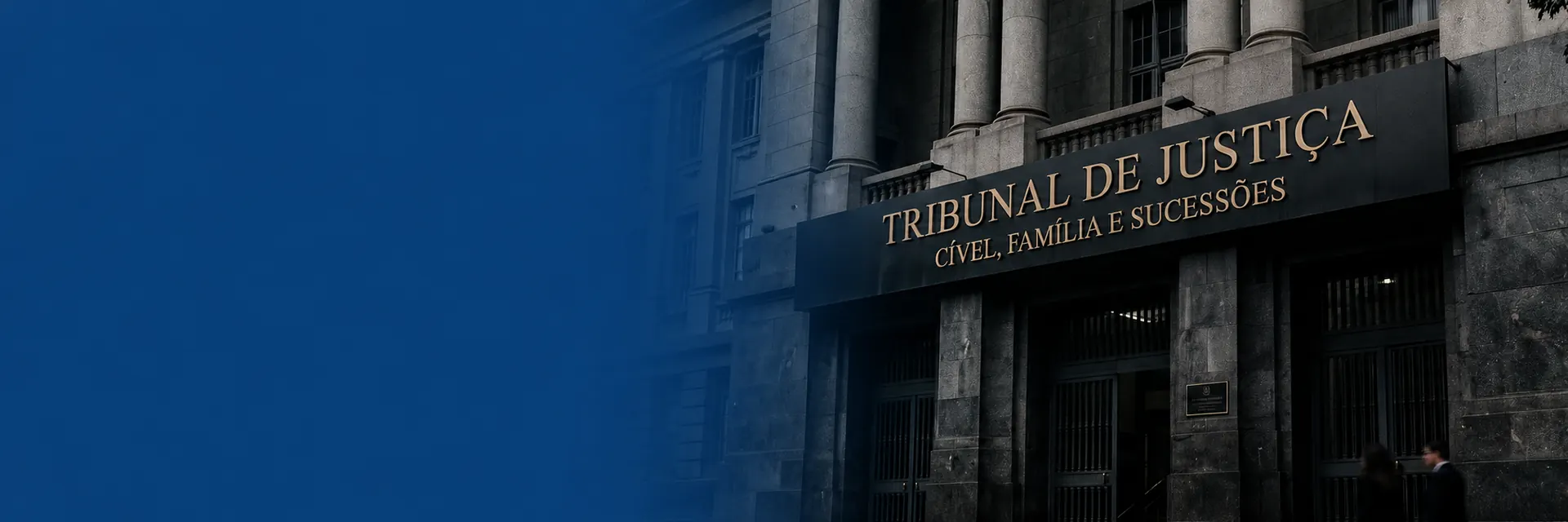 Fachada do Tribunal de Justiça, Cível, Família e Sucessões